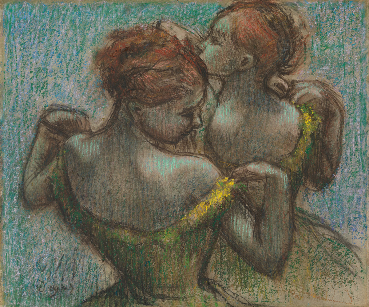 Edgar Degas — Two Dancers, Half-length | Fine Art Print