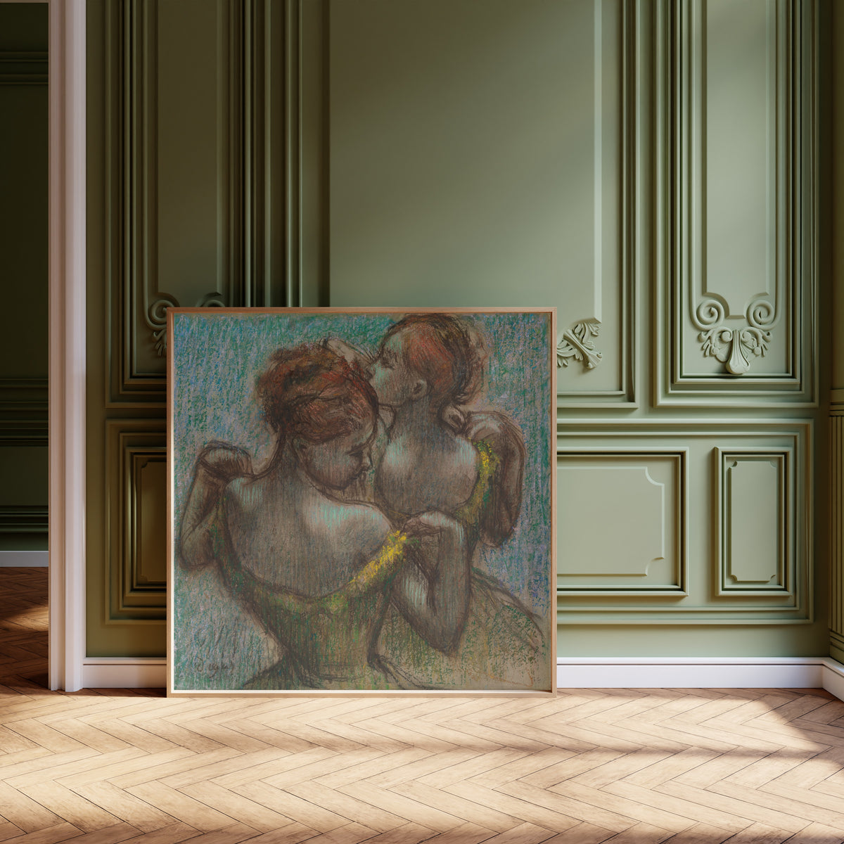 Edgar Degas — Two Dancers, Half-length | Fine Art Print