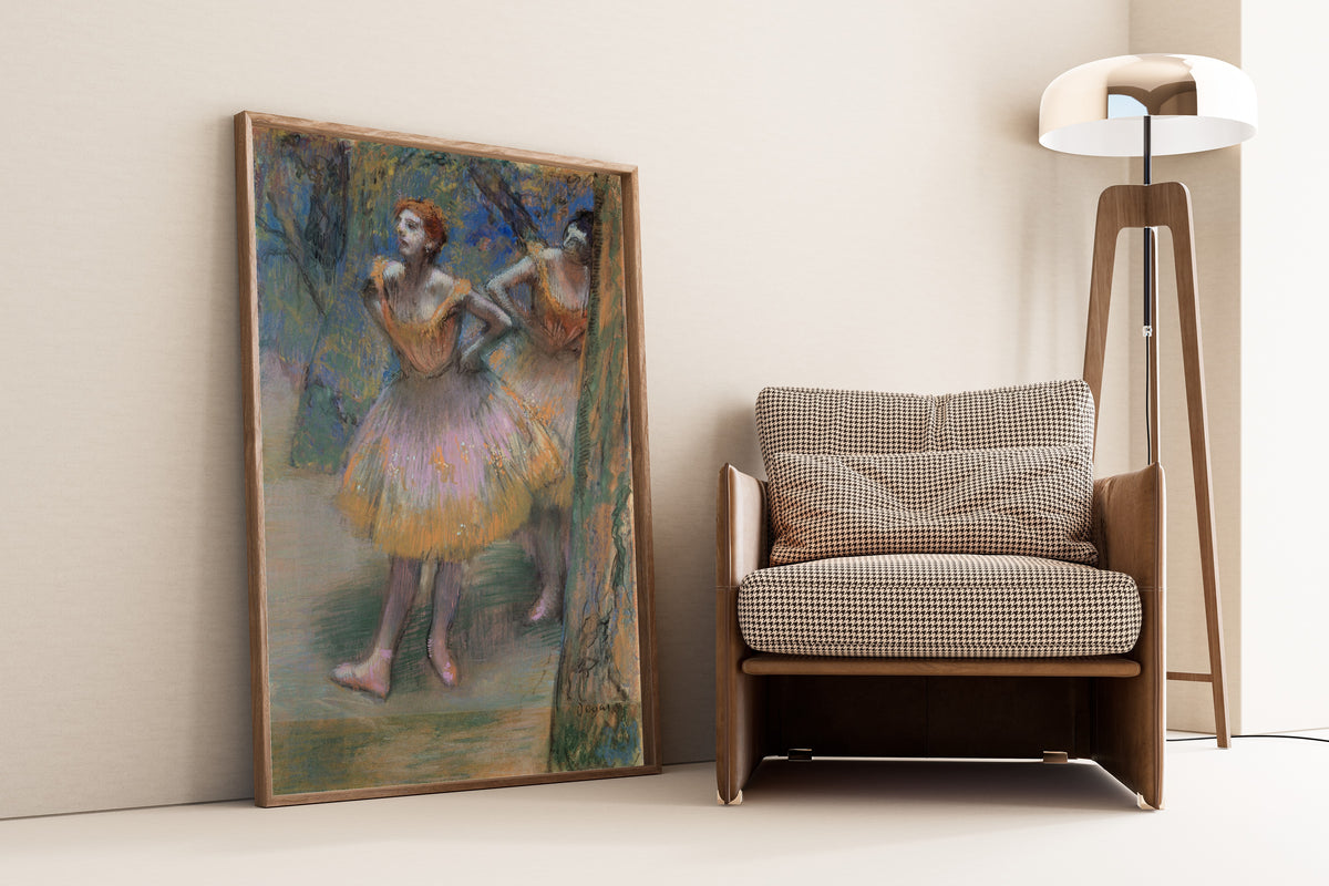 Edgar Degas — Two Dancers (Lilac and Orange Tutus) | Fine Art Print