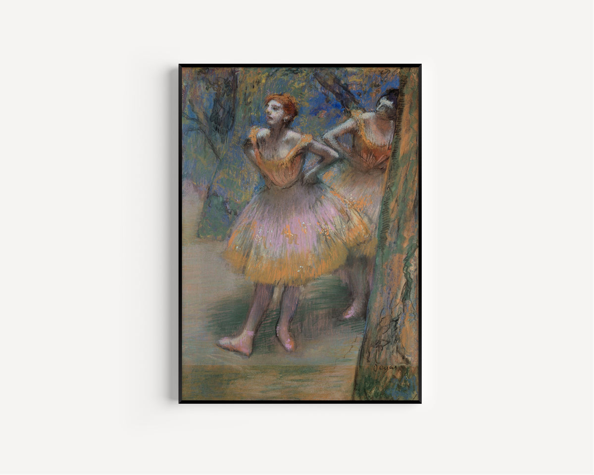 Edgar Degas — Two Dancers (Lilac and Orange Tutus) | Fine Art Print