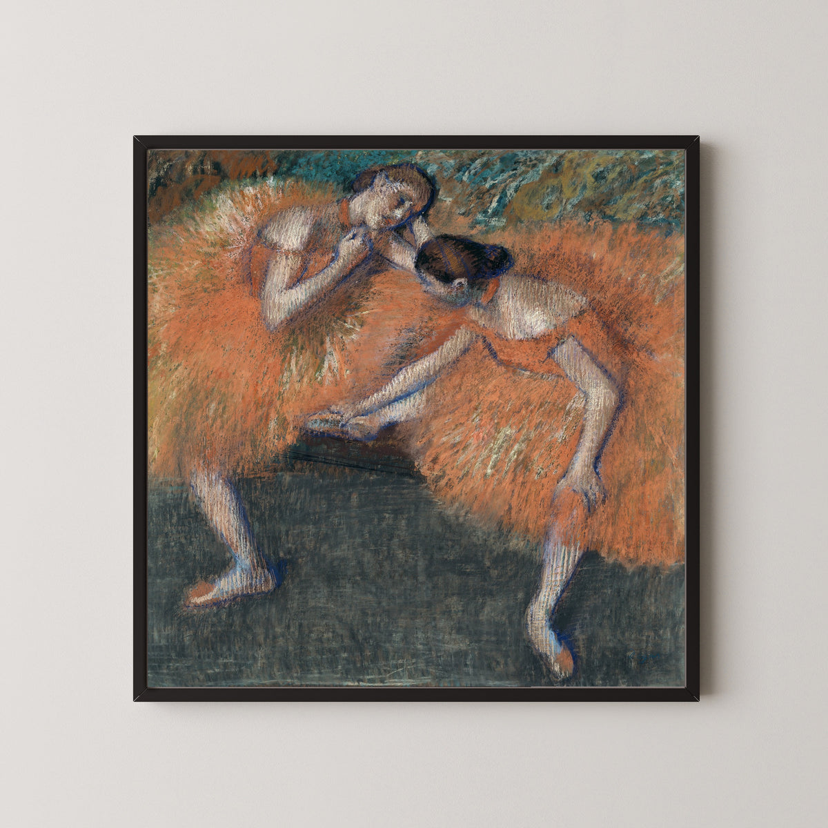 Edgar Degas — Two Dancers (Orange Tutus) | Fine Art Print