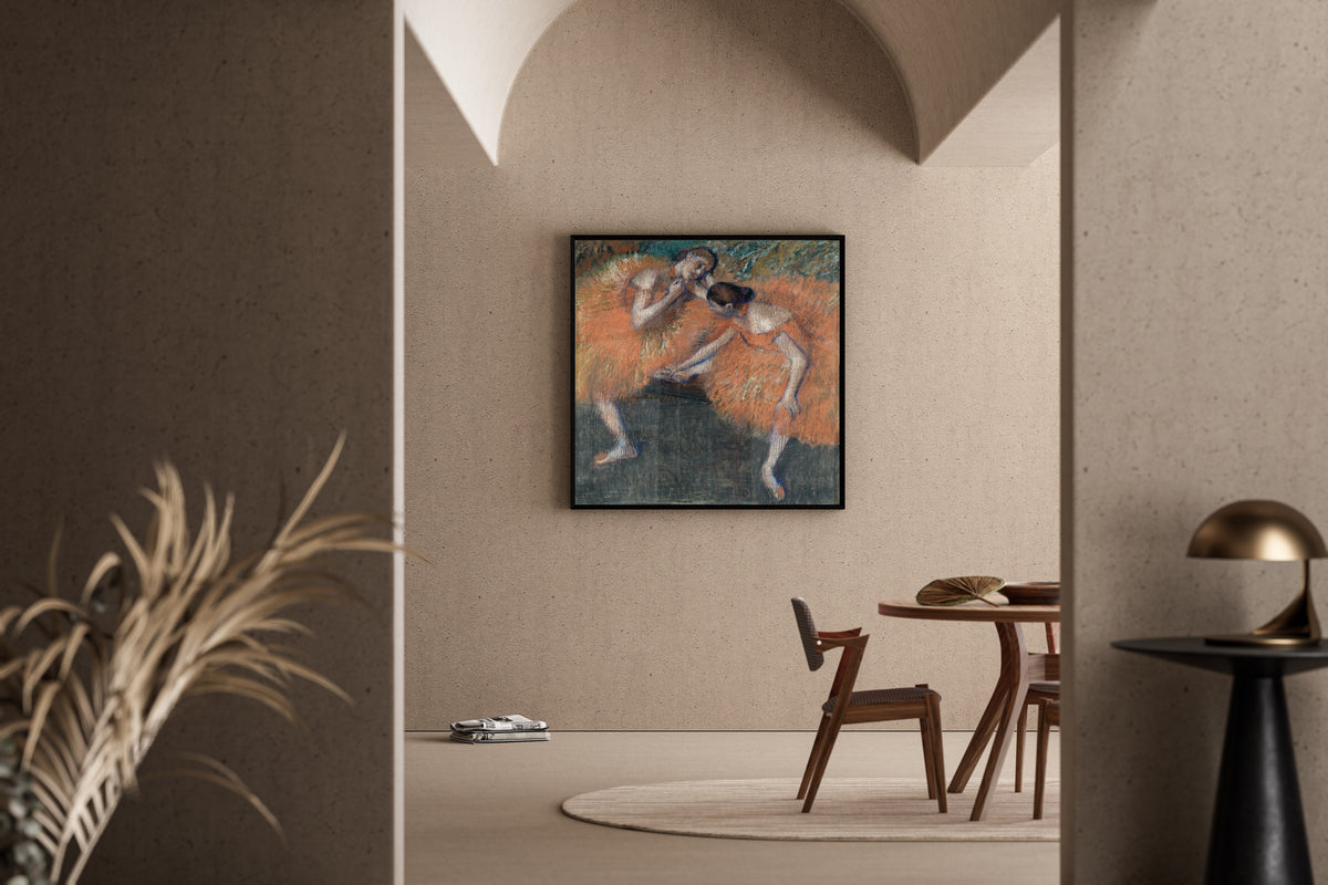 Edgar Degas — Two Dancers (Orange Tutus) | Fine Art Print