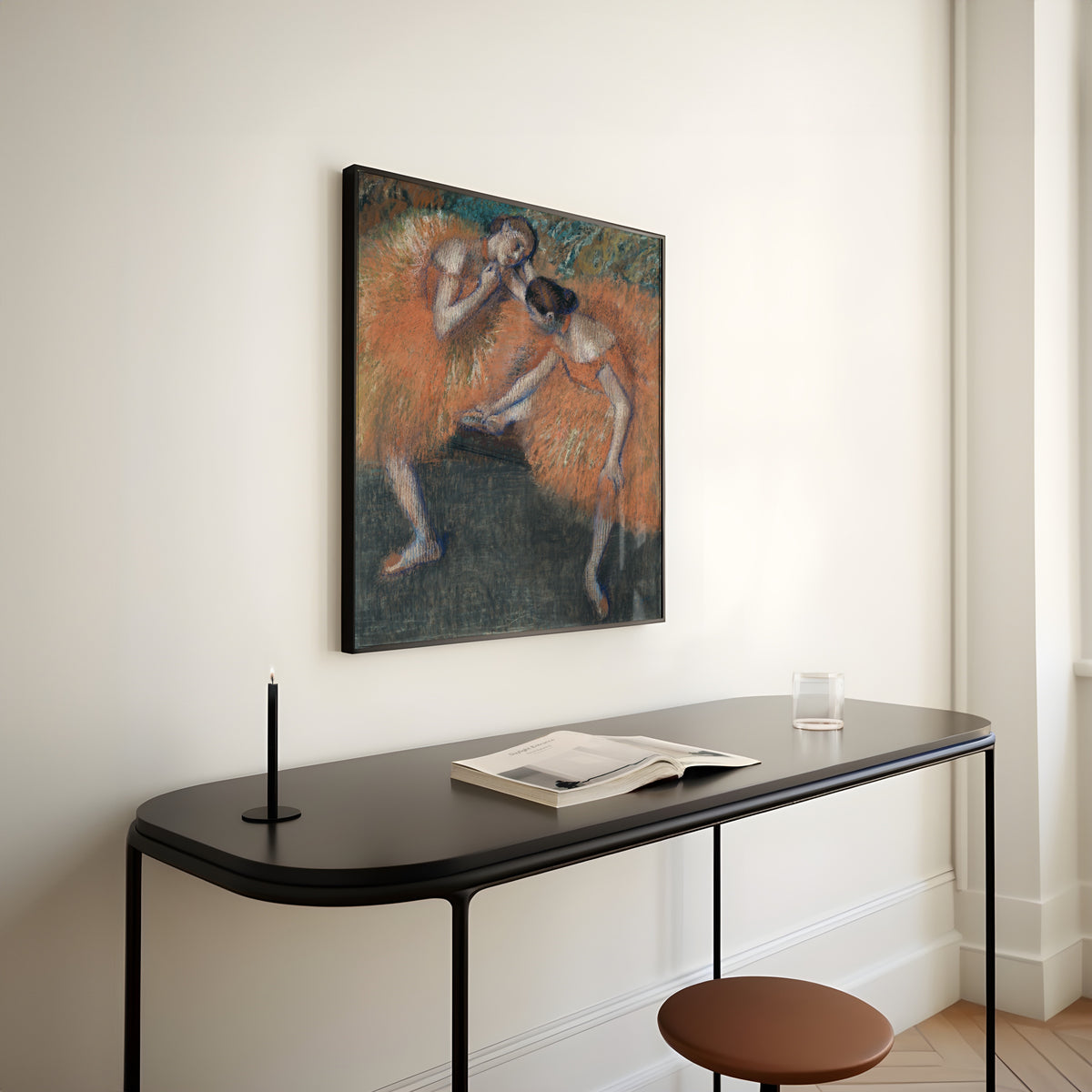 Edgar Degas — Two Dancers (Orange Tutus) | Fine Art Print