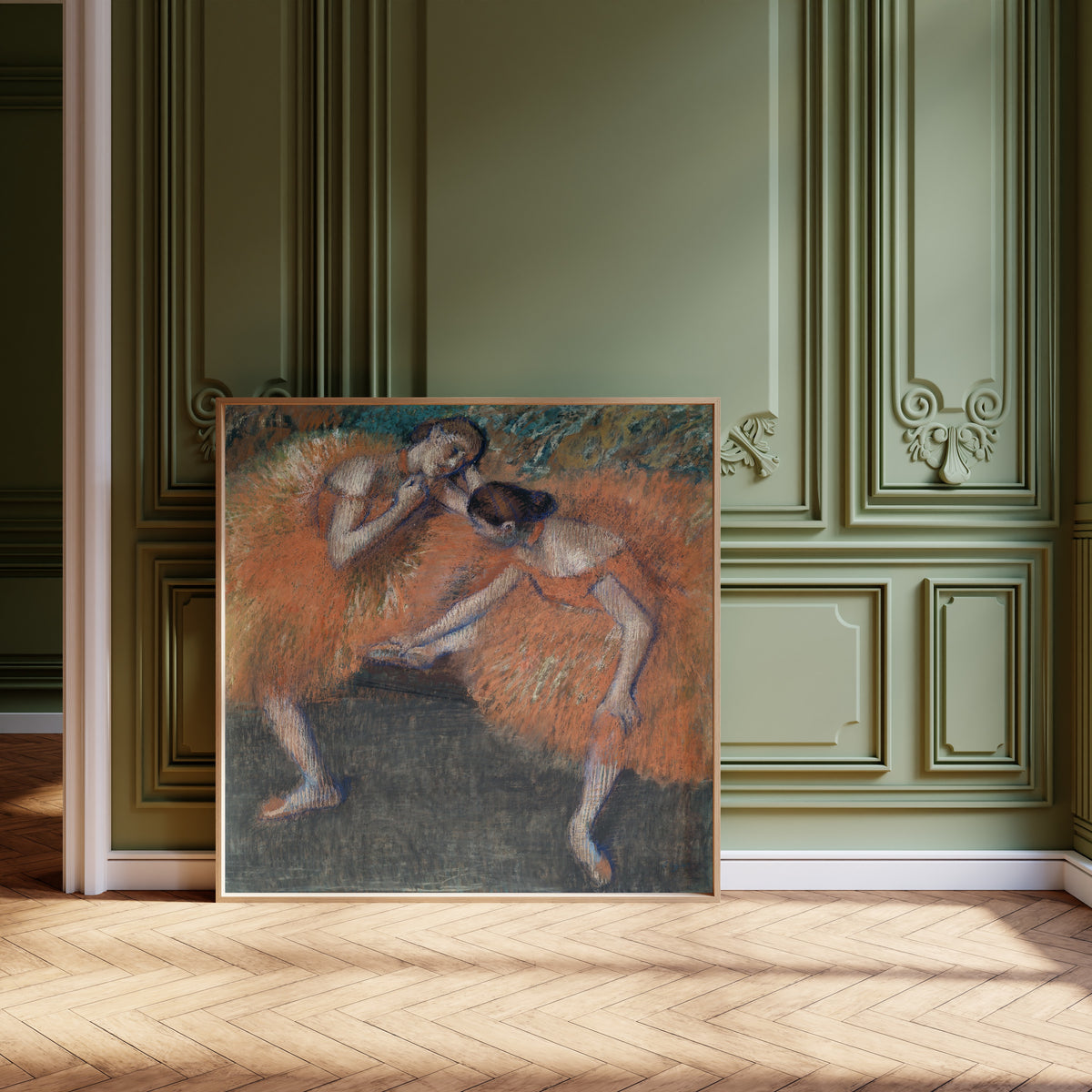 Edgar Degas — Two Dancers (Orange Tutus) | Fine Art Print