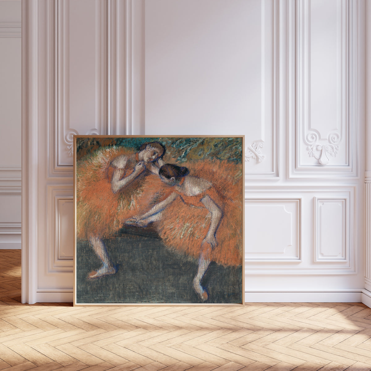 Edgar Degas — Two Dancers (Orange Tutus) | Fine Art Print