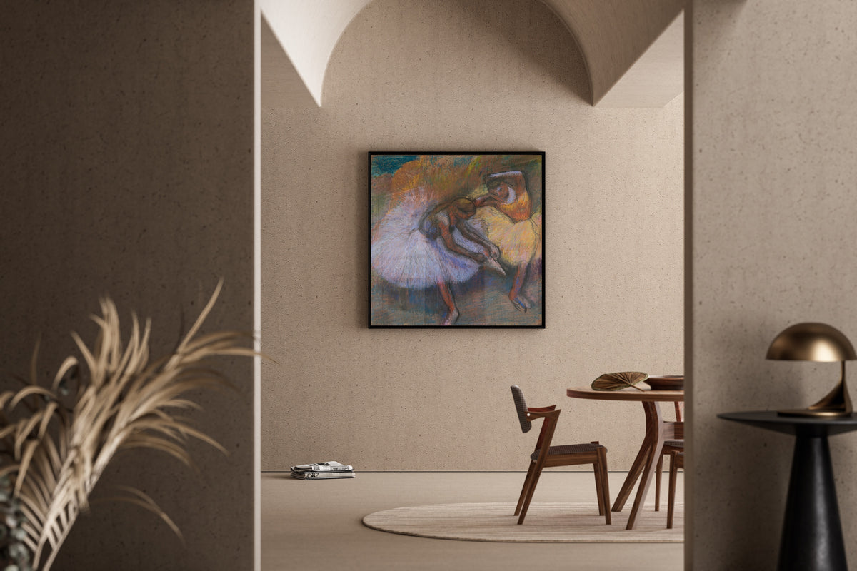 Edgar Degas — Two Dancers (Tying a Slipper) | Fine Art Print