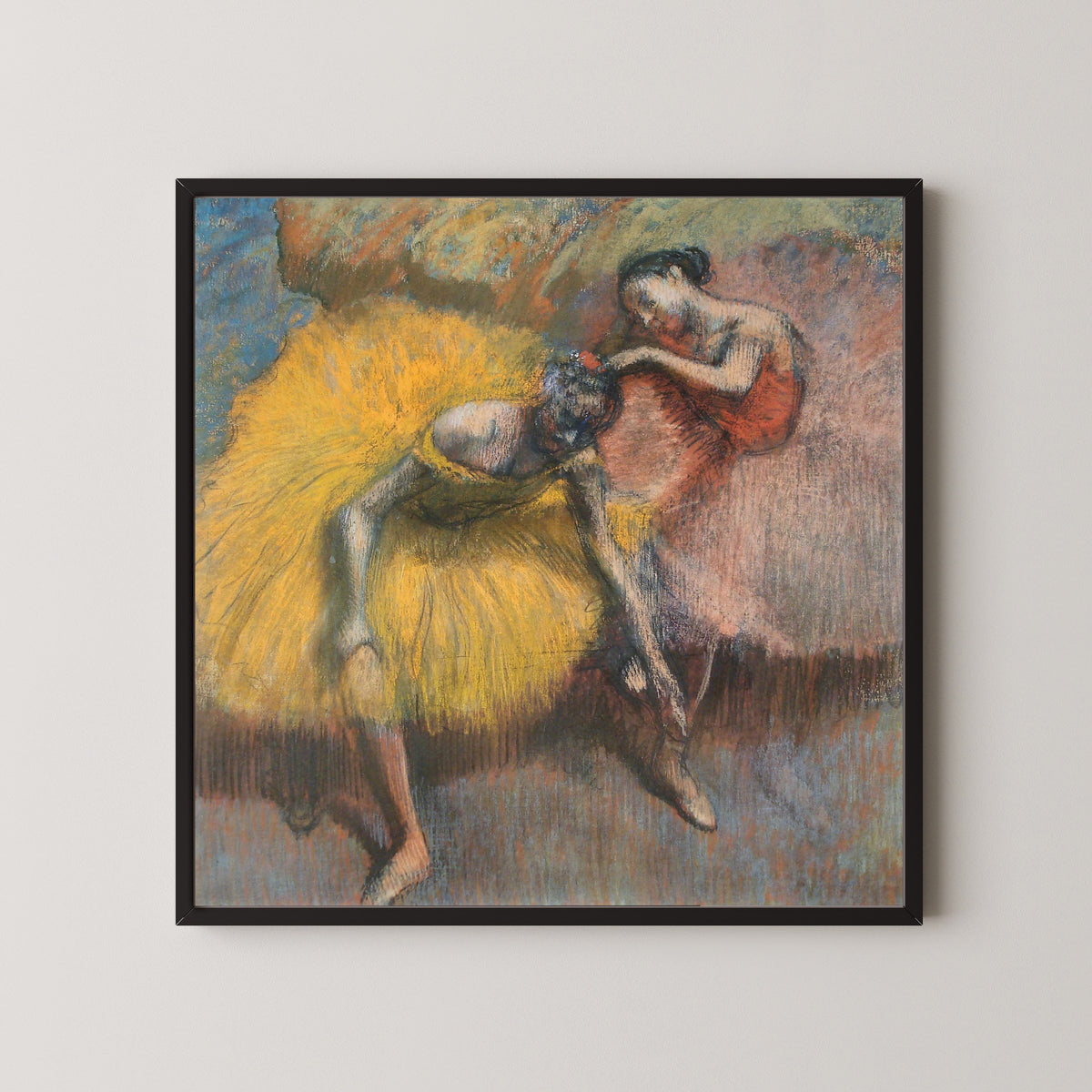 Edgar Degas — Two Dancers, Yellow and Pink | Fine Art Print
