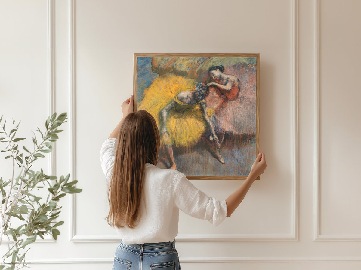Edgar Degas — Two Dancers, Yellow and Pink | Fine Art Print