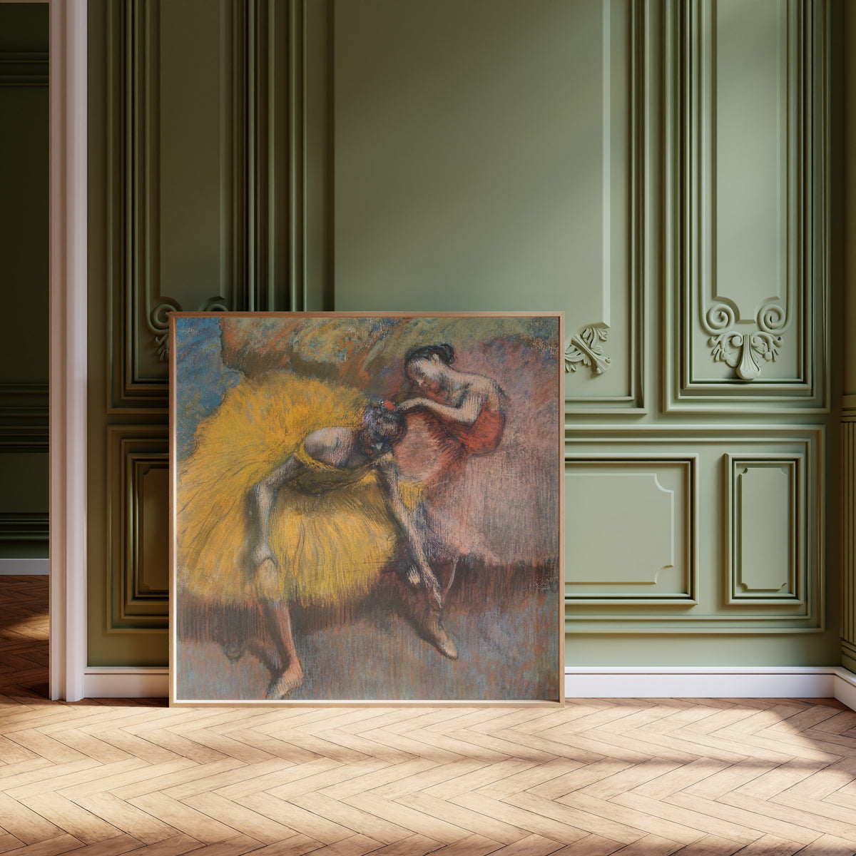 Edgar Degas — Two Dancers, Yellow and Pink | Fine Art Print