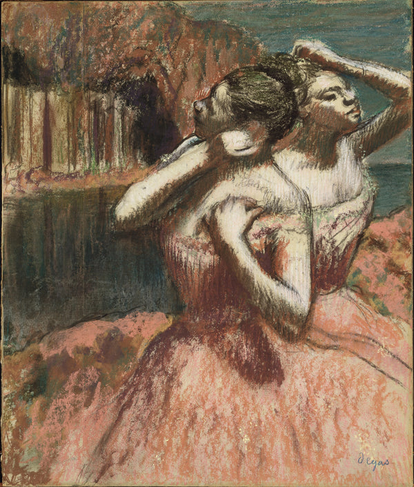 Edgar Degas — Two Dancers in Pink | Fine Art Print