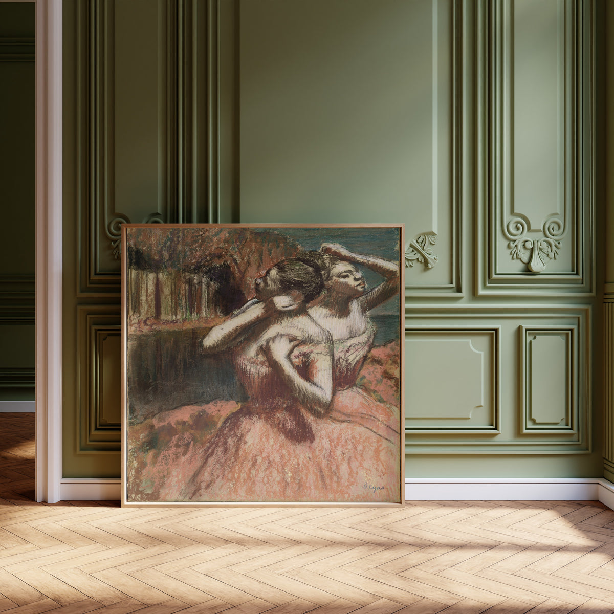 Edgar Degas — Two Dancers in Pink | Fine Art Print