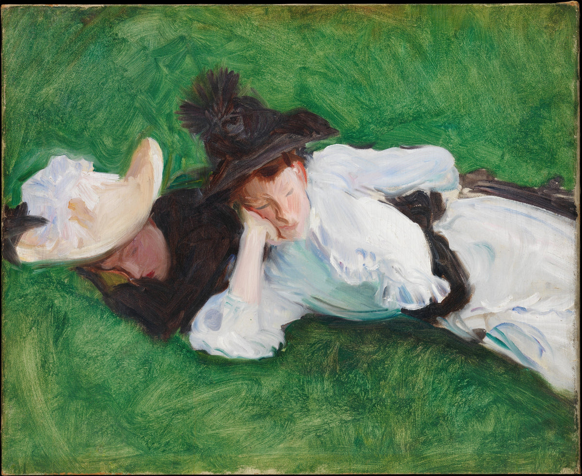 John Singer Sargent — Two Girls on a Lawn | Fine Art Print