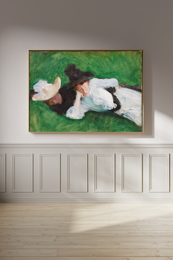 John Singer Sargent — Two Girls on a Lawn | Fine Art Print