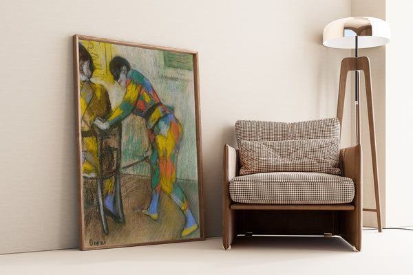 Edgar Degas — Two Harlequins | Fine Art Print