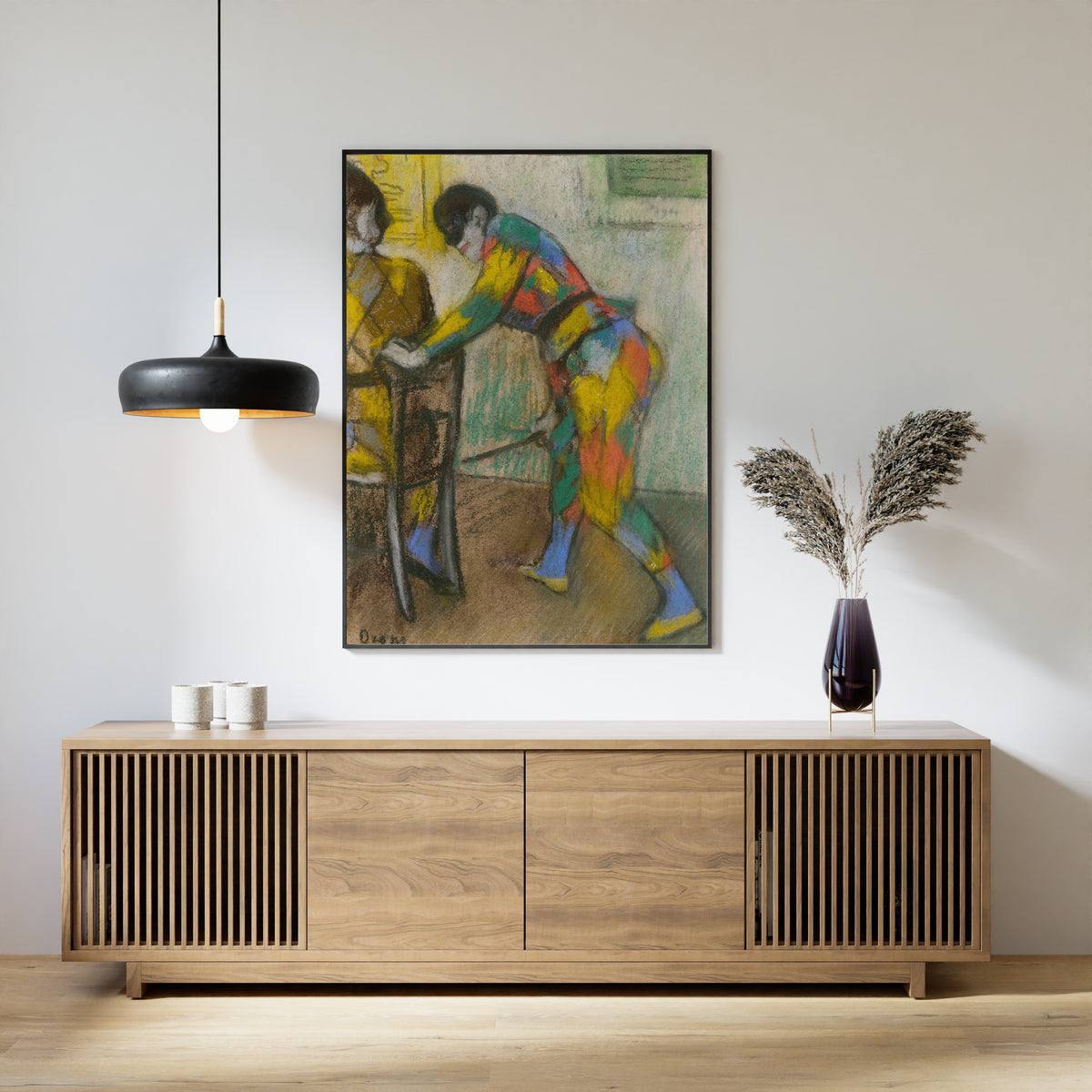 Edgar Degas — Two Harlequins | Fine Art Print