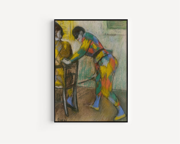 Edgar Degas — Two Harlequins | Fine Art Print