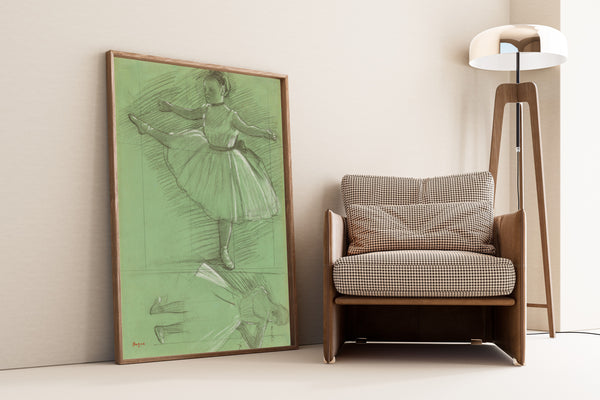 Edgar Degas — Two Studies of Dancers (Leg Raised to the Side) | Fine Art Print