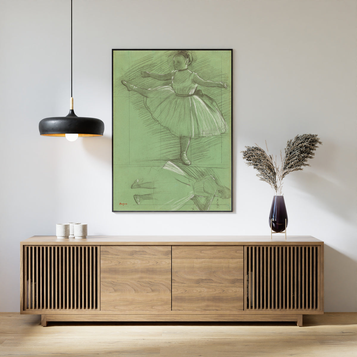 Edgar Degas — Two Studies of Dancers (Leg Raised to the Side) | Fine Art Print