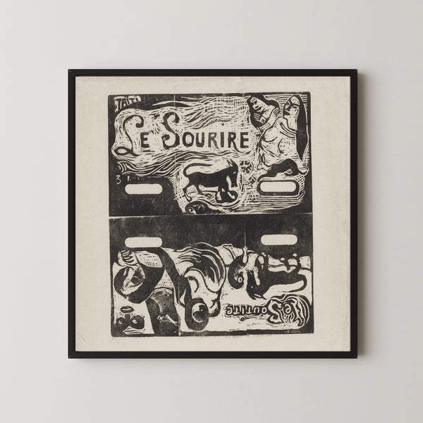 Paul Gauguin — Two Title Pages for Le Sourire | Woodcut Print