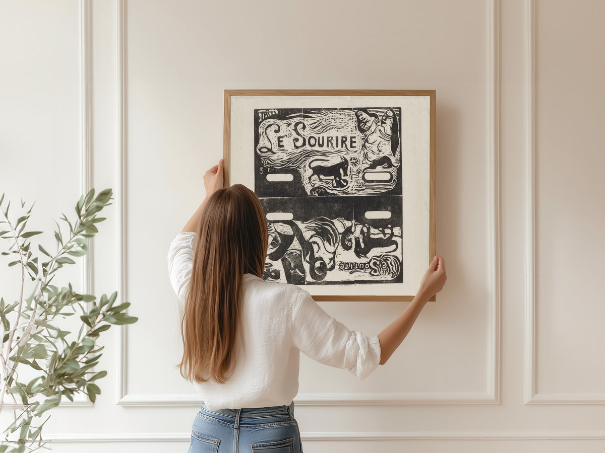 Paul Gauguin — Two Title Pages for Le Sourire | Woodcut Print