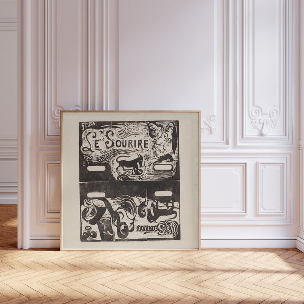 Paul Gauguin — Two Title Pages for Le Sourire | Woodcut Print