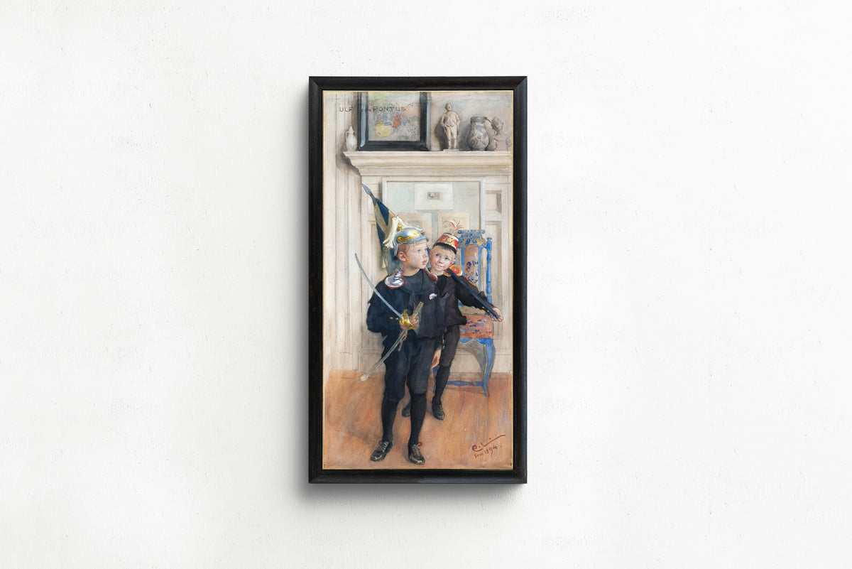 Carl Larsson — Ulf and Pontus | Swedish Watercolour Print