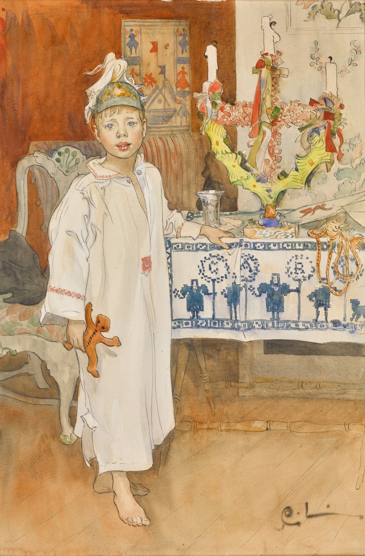 Carl Larsson — Ulf | Swedish Watercolour Print