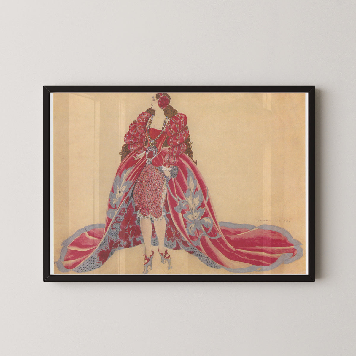 Umberto Brunelleschi — Costume Titien | Art Deco Print
