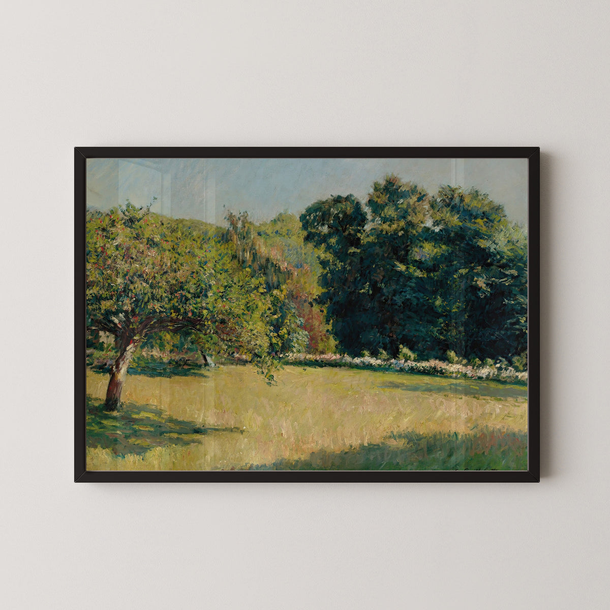 Gustave Caillebotte — Un jardin à Trouville (A Garden at Trouville) | Fine Art Print