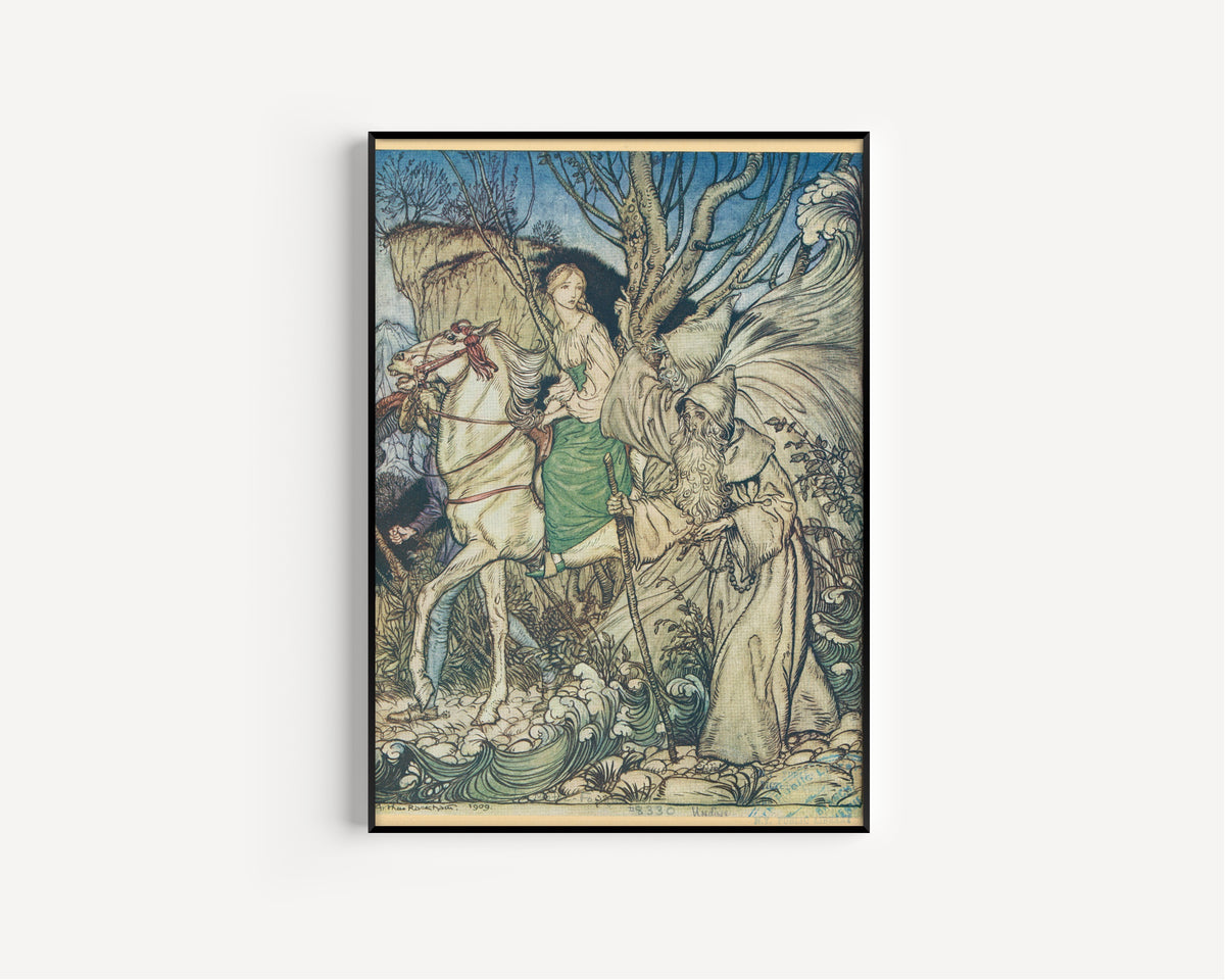 Arthur Rackham — Undine | Fairy Tale Illustration Print