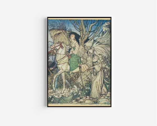 Arthur Rackham — Undine | Fairy Tale Illustration Print