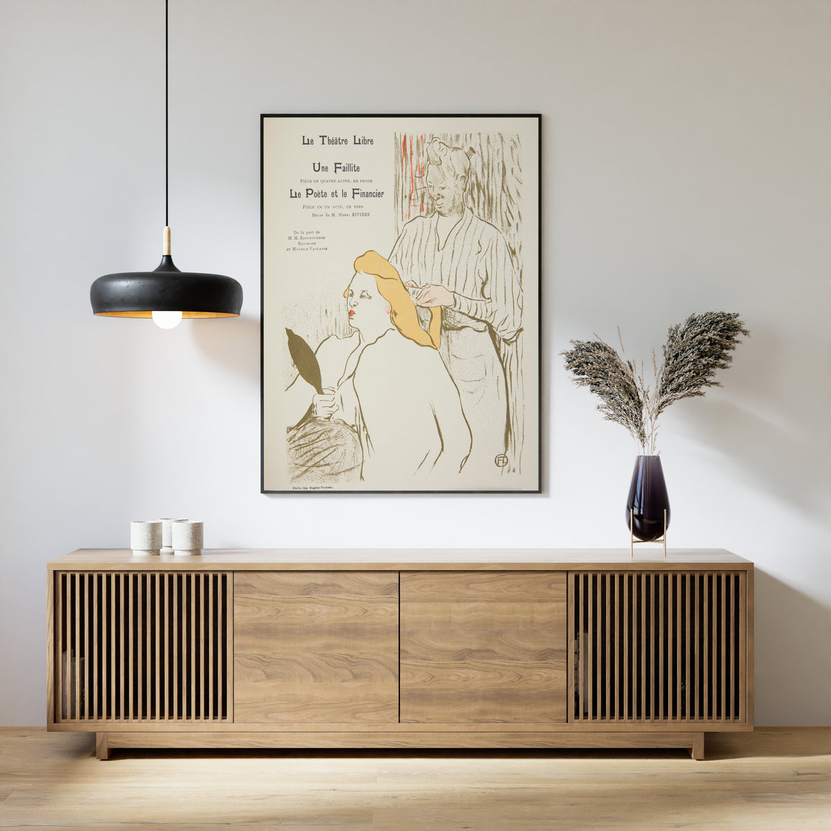 Henri de Toulouse-Lautrec — Une Faillite (Théâtre Libre Programme) | Vintage Poster Print