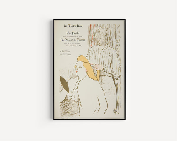 Henri de Toulouse-Lautrec — Une Faillite (Théâtre Libre Programme) | Vintage Poster Print