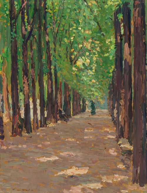 Henri Martin — Une allée dans le parc du château de Versailles | Pointillist Landscape Print