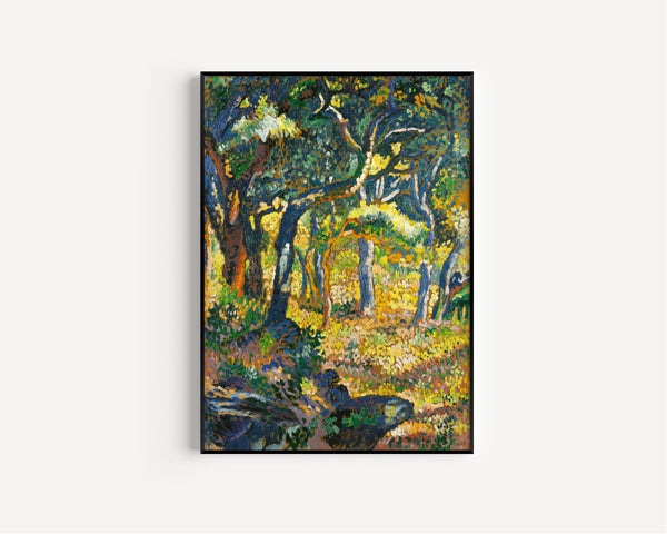 Henri-Edmond Cross — Une clairière en Provence (Étude) | Fine Art Print