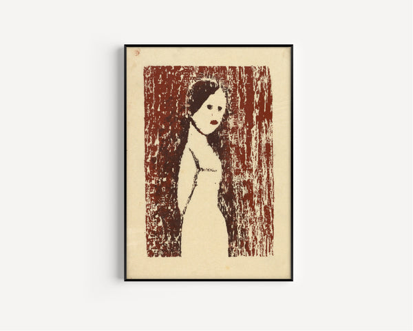 Karl Wiener — Untitled (Female Figure II) | Expressionist Art Print