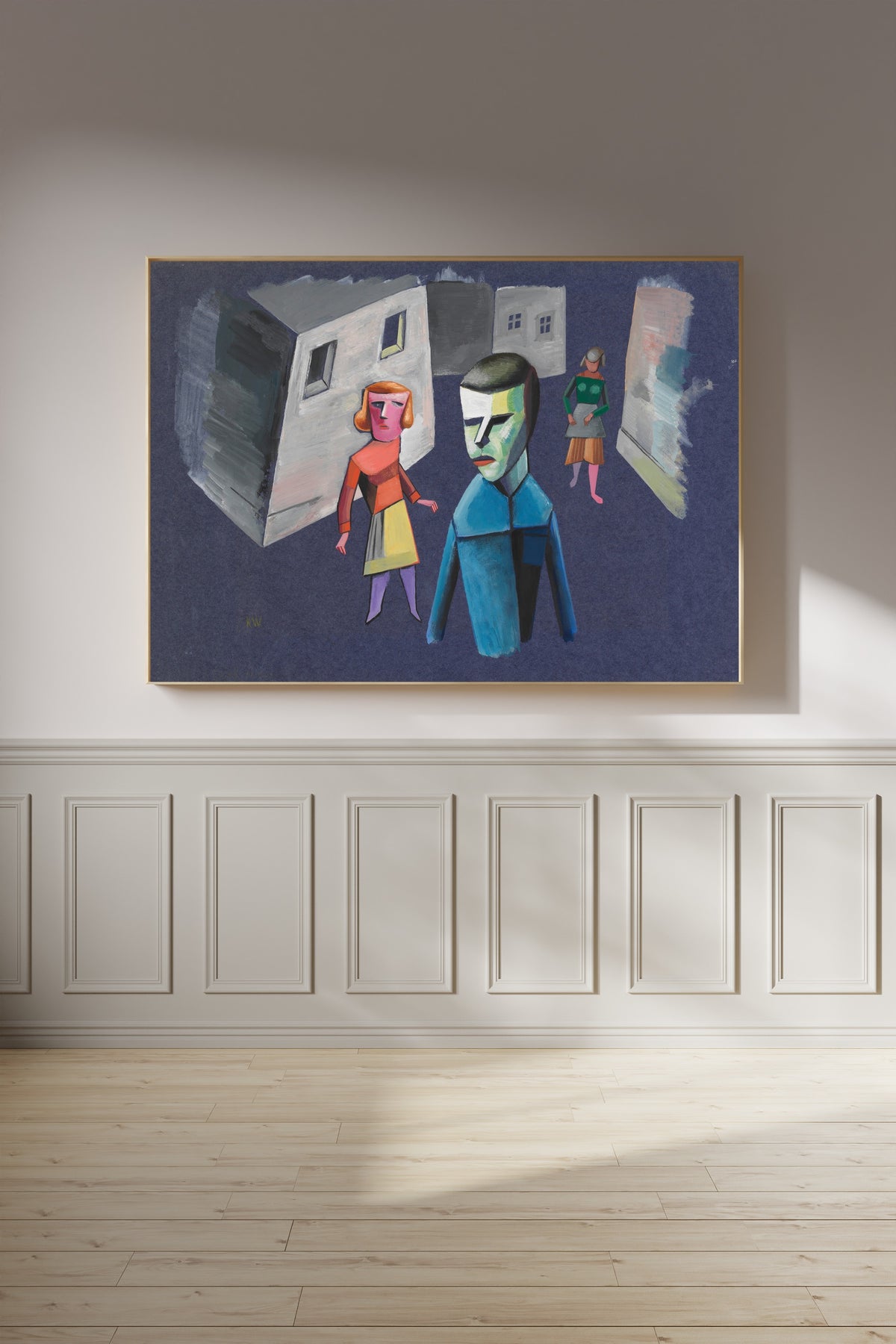 Karl Wiener — Untitled (Figure Study II) | Modernist Art Print