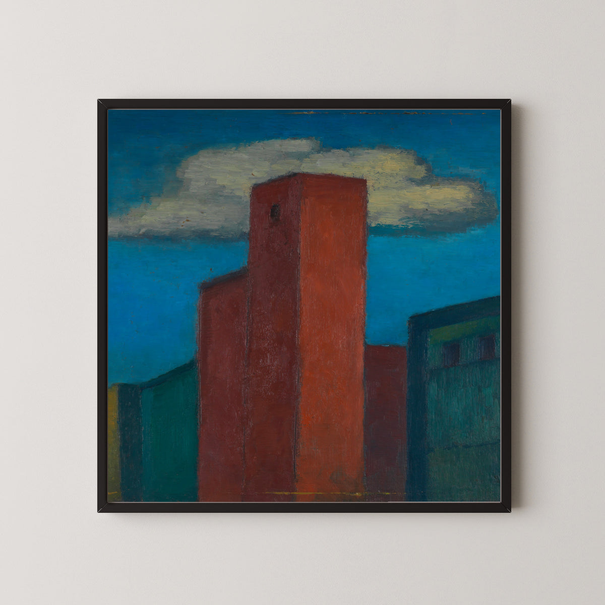 Karl Wiener — Untitled (Houses) | Modernist Art Print