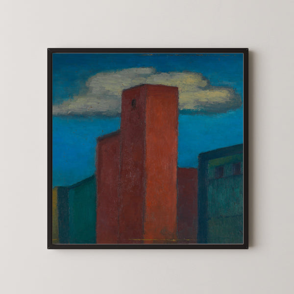Karl Wiener — Untitled (Houses) | Modernist Art Print