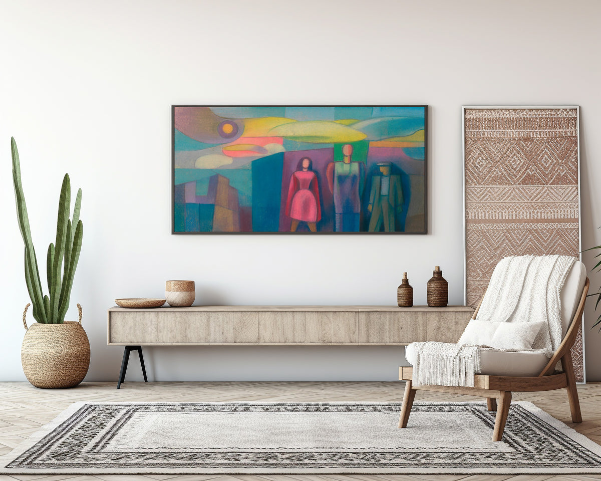 Karl Wiener — Untitled II (Three Figures) | Expressionist Art Print