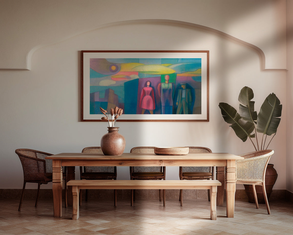 Karl Wiener — Untitled II (Three Figures) | Expressionist Art Print