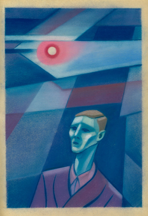 Karl Wiener — Untitled (Portrait) | Expressionist Art Print