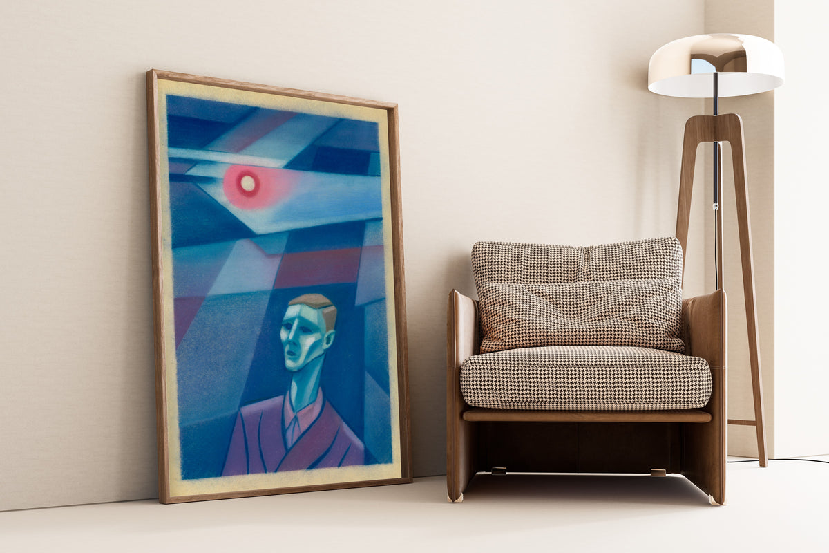 Karl Wiener — Untitled (Portrait) | Expressionist Art Print