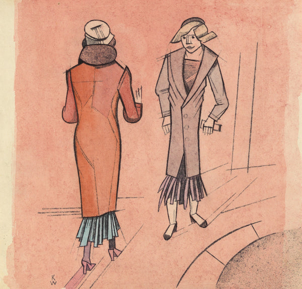Karl Wiener — Untitled (Two Women II) | Modernist Art Print