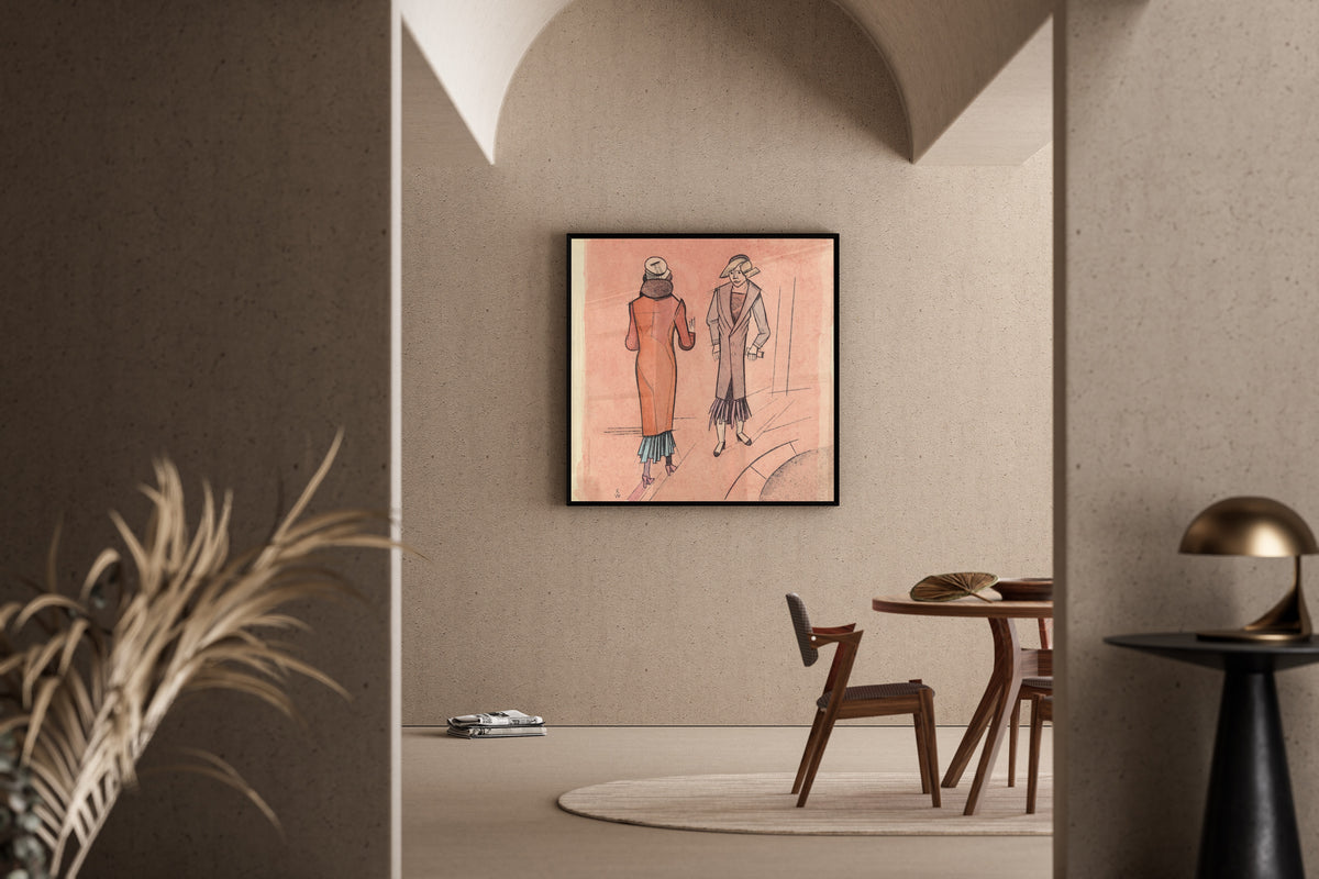 Karl Wiener — Untitled (Two Women II) | Modernist Art Print