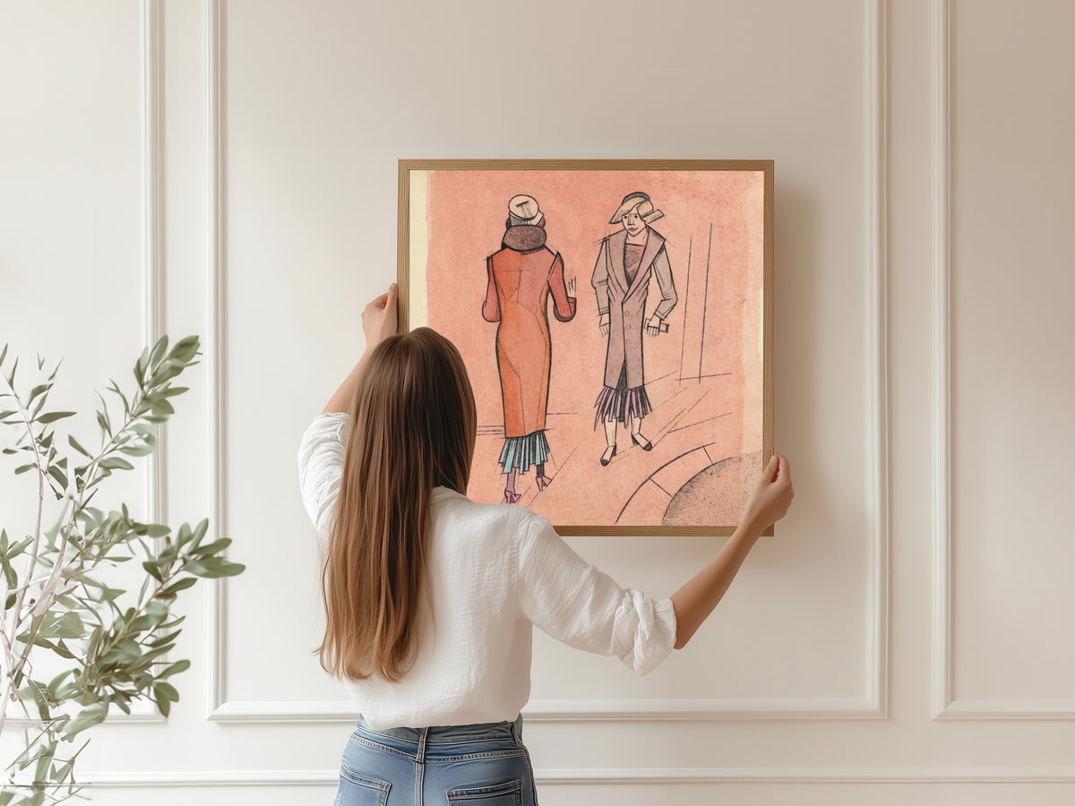 Karl Wiener — Untitled (Two Women II) | Modernist Art Print
