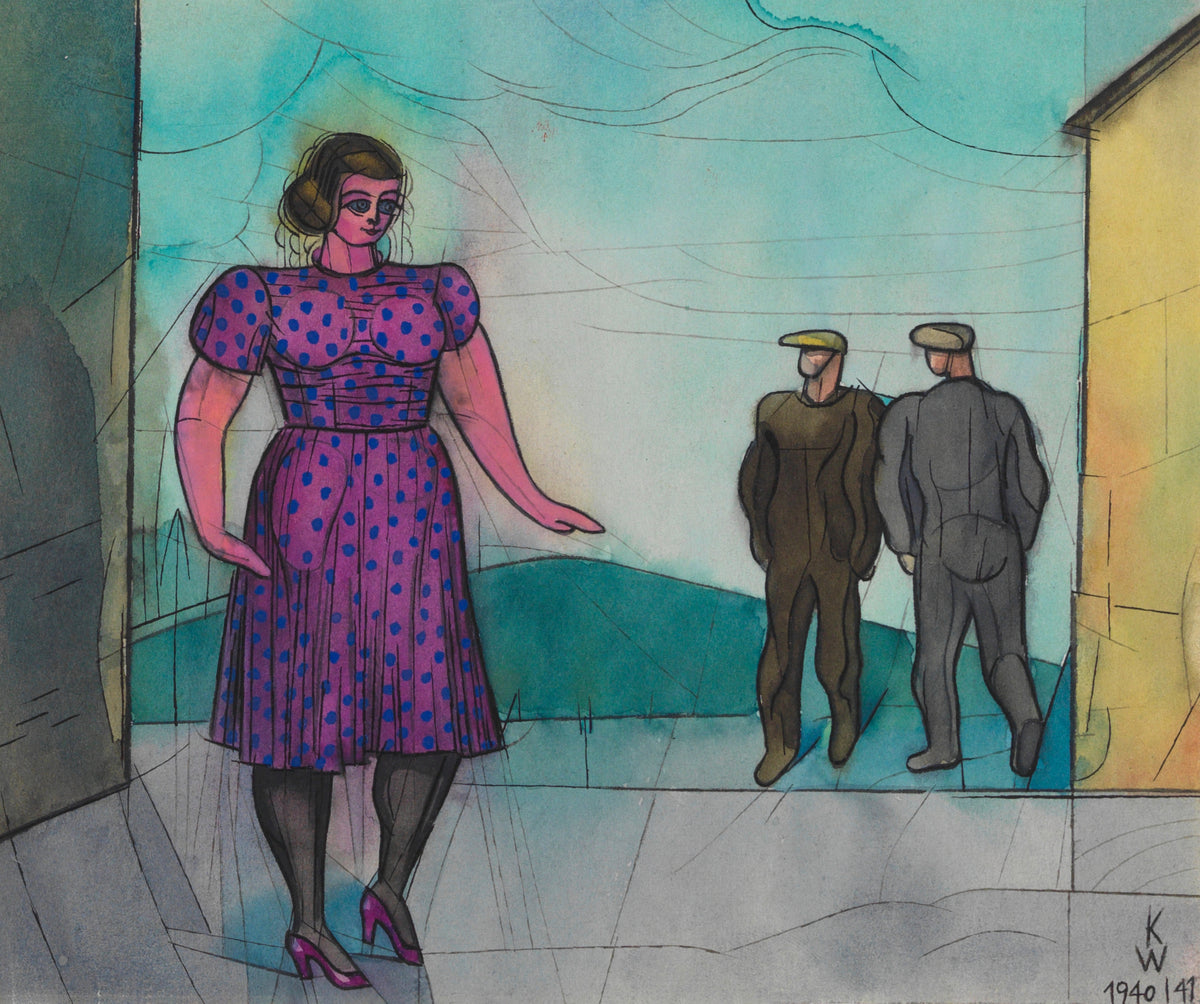 Karl Wiener — Untitled (from The 150 Sheets, No. 15) | Expressionist Art Print