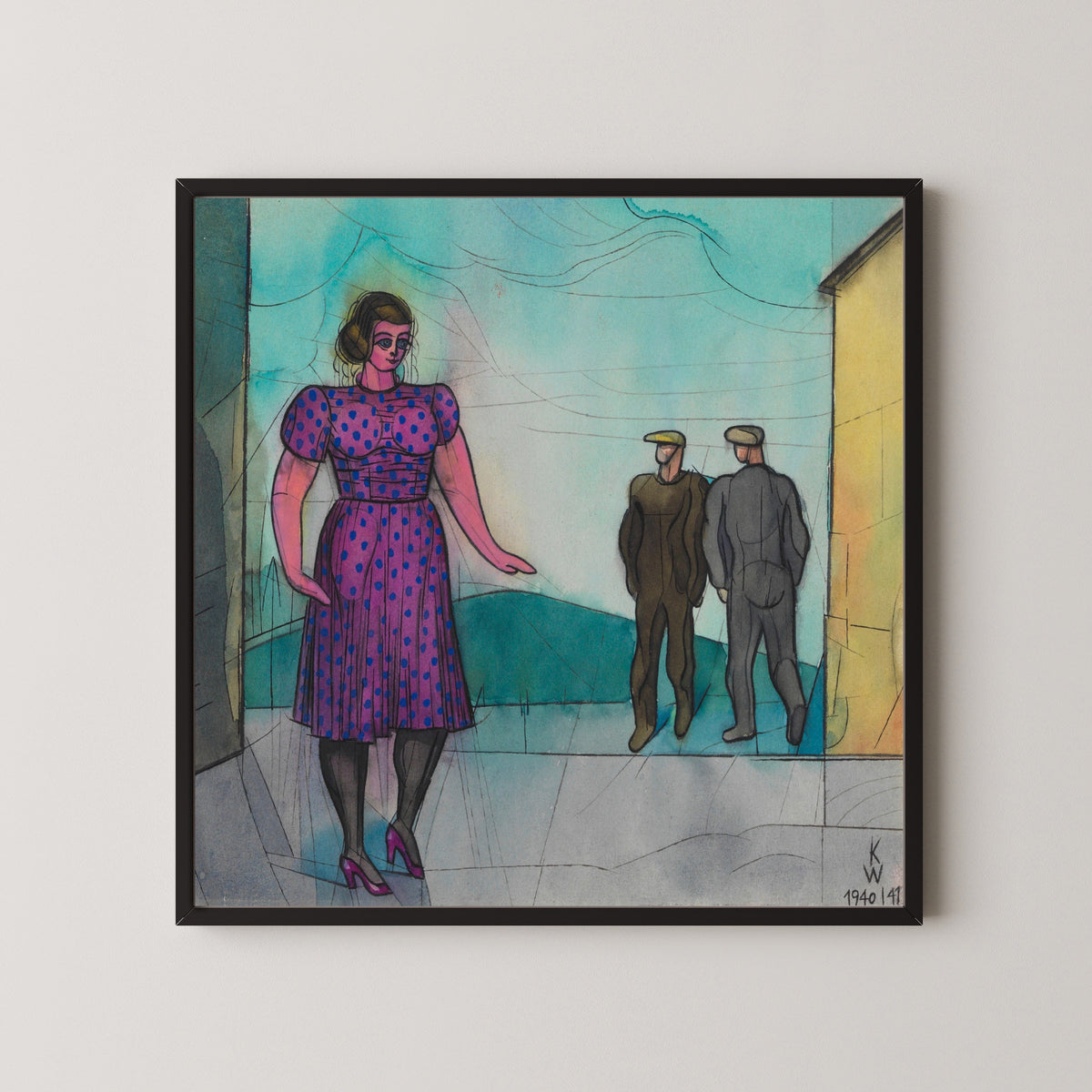 Karl Wiener — Untitled (from The 150 Sheets, No. 15) | Expressionist Art Print