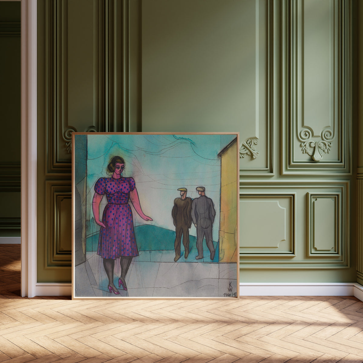 Karl Wiener — Untitled (from The 150 Sheets, No. 15) | Expressionist Art Print
