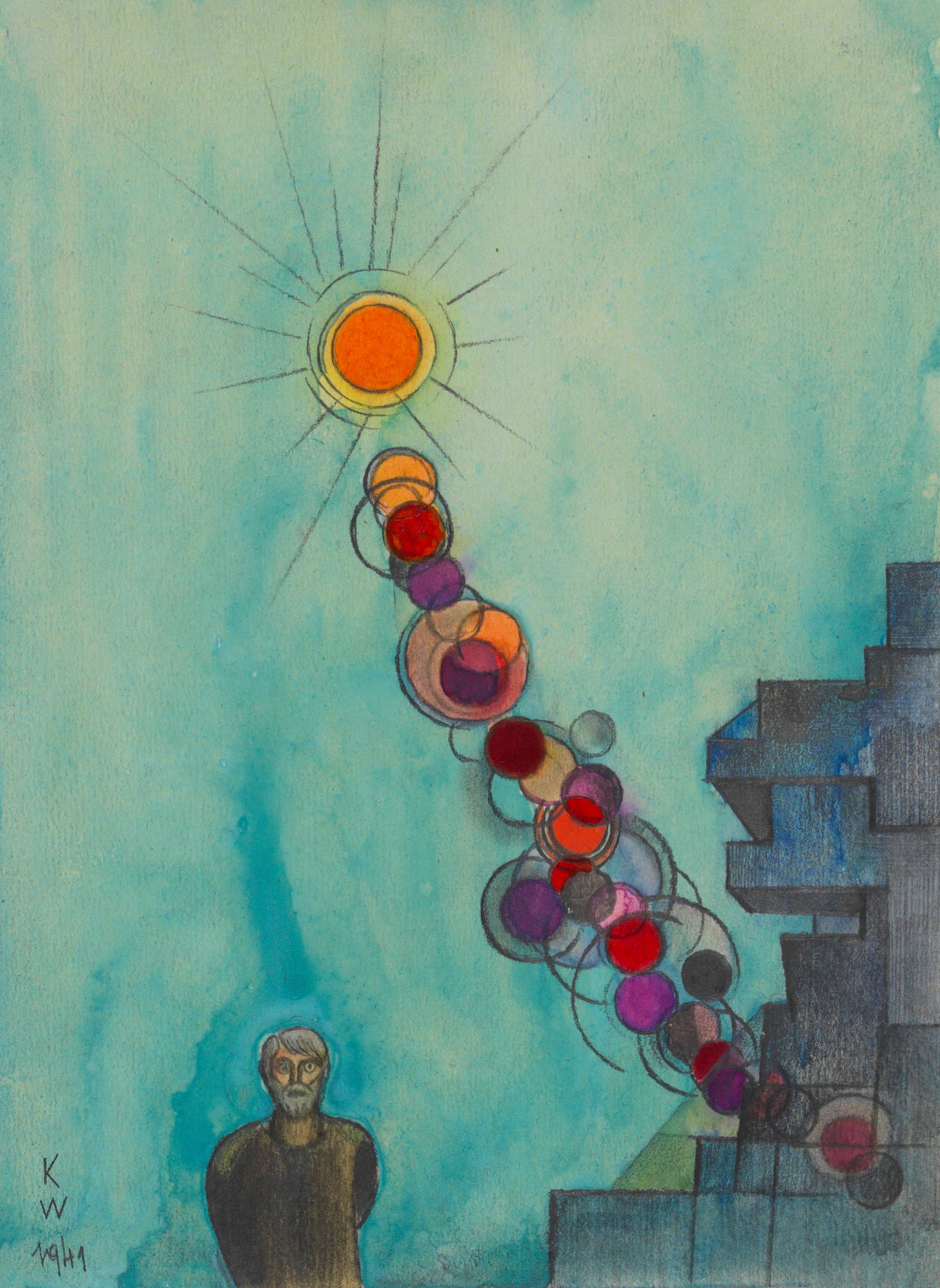 Karl Wiener — Untitled (from The 150 Sheets, No. 27) | Surreal Art Print
